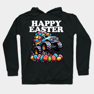 Happy Easter Monster Truck Hoodie